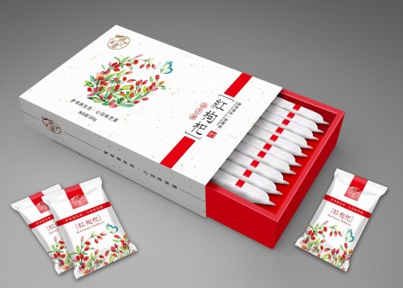 食品包装盒效果图