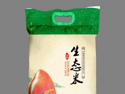手提礼盒包装设计和高端大米包装设计的效果